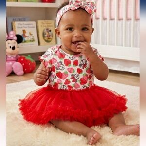Minnie Mouse Baby Girls Tutu Set
